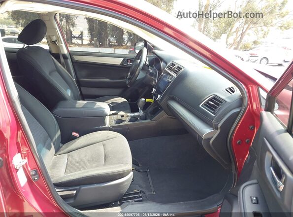 4S4BSAHC1K3210157 2019 SUBARU OUTBACK Burgundy Widok wnętrza z przodu