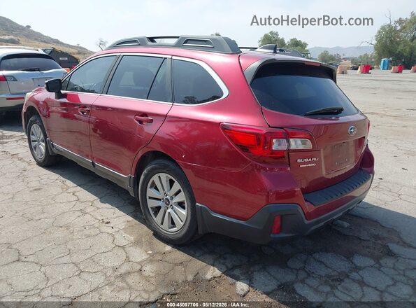 4S4BSAHC1K3210157 2019 SUBARU OUTBACK Burgundy Tył lewy