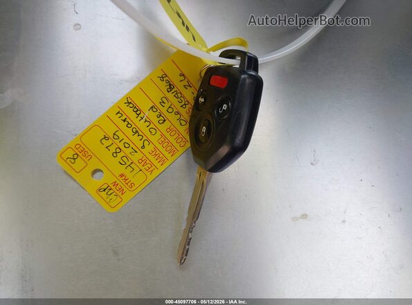4S4BSAHC1K3210157 2019 SUBARU OUTBACK Burgundy Widok deski rozdzielczej