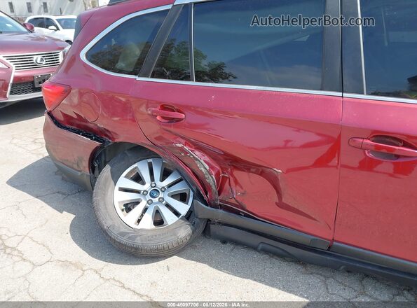 4S4BSAHC1K3210157 2019 SUBARU OUTBACK Burgundy 