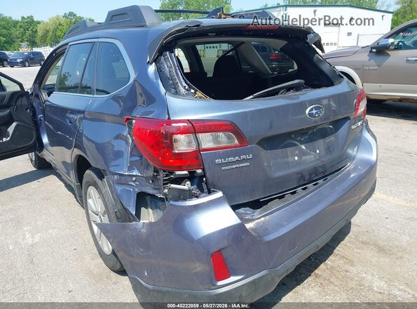 4S4BSAHC2H3278752 2017 SUBARU OUTBACK Blue Front view