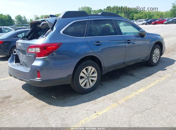 4S4BSAHC2H3278752 2017 SUBARU OUTBACK Blue Rear right
