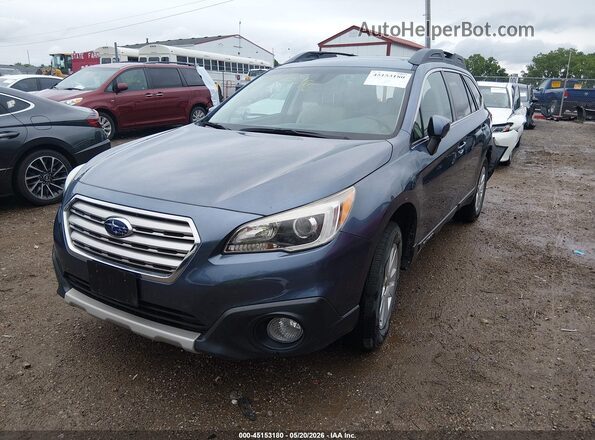 4S4BSAHC4H3313288 2017 SUBARU OUTBACK Blue Առջևի ձախ երեք քառորդ տեսարան