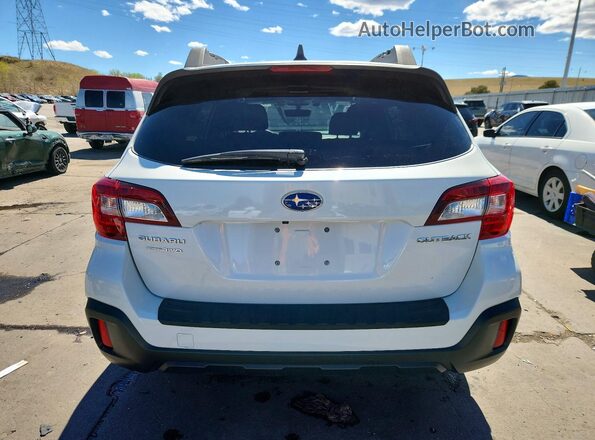 4S4BSAHC5K3304865 2019 SUBARU OUTBACK White უკანა ხედი