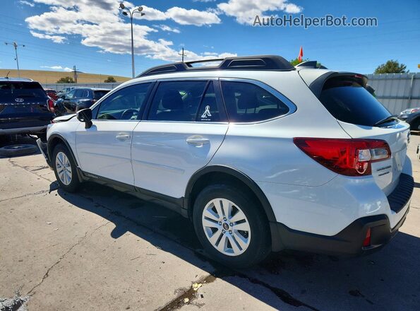 4S4BSAHC5K3304865 2019 SUBARU OUTBACK White უკანა მარცხენა