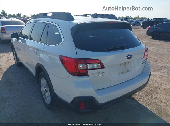 4S4BSAHC6K3240965 2019 SUBARU OUTBACK White Rear left