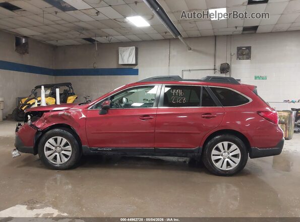4S4BSAHC6K3285808 2019 SUBARU OUTBACK Red სალონის 360-გრადუსიანი ხედი