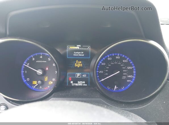 4S4BSAHC6K3310478 2019 SUBARU OUTBACK Blue Հետևի նստատեղերի տեսք