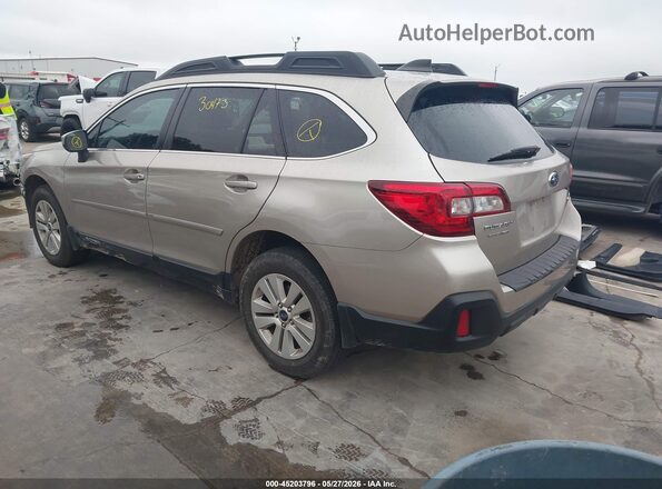4S4BSAHC7K3284652 2019 SUBARU OUTBACK Champagne უკანა მარცხენა