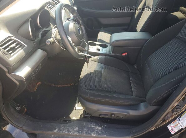 4S4BSAHC8J3248614 2018 SUBARU OUTBACK Черный Вид салона спереди