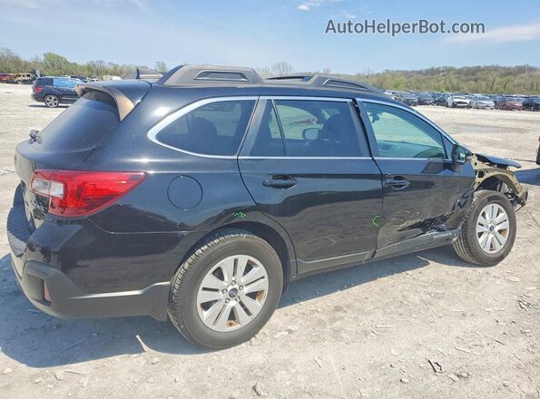 4S4BSAHC8J3248614 2018 SUBARU OUTBACK Черный Задняя правая четверть