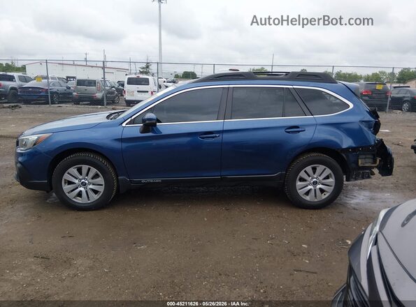 4S4BSAHC9K3202937 2019 SUBARU OUTBACK Blue Widok wnętrza 360 stopni