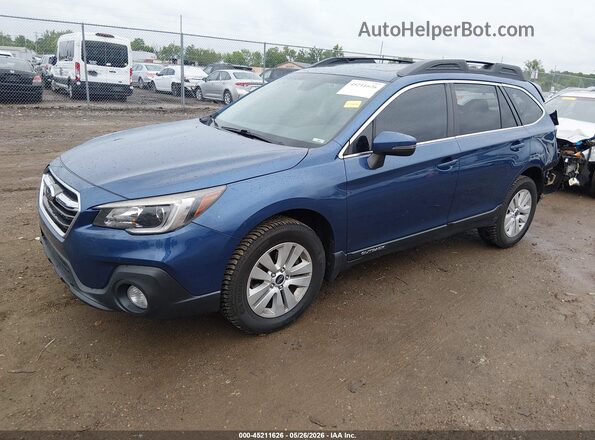 4S4BSAHC9K3202937 2019 SUBARU OUTBACK Blue Przód lewy