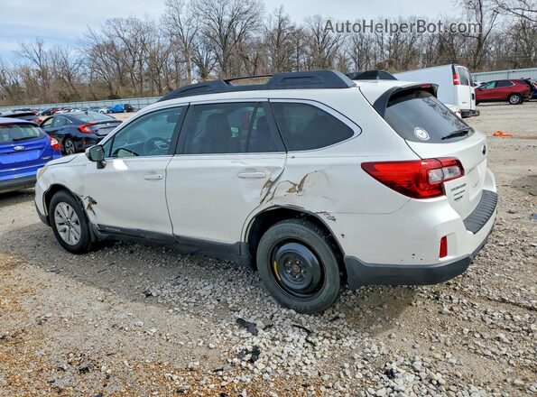 4S4BSAHCXG3336654 2016 SUBARU OUTBACK Белый Задняя левая четверть
