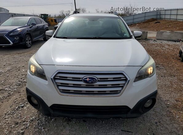 4S4BSAHCXG3336654 2016 SUBARU OUTBACK Белый Вид спереди