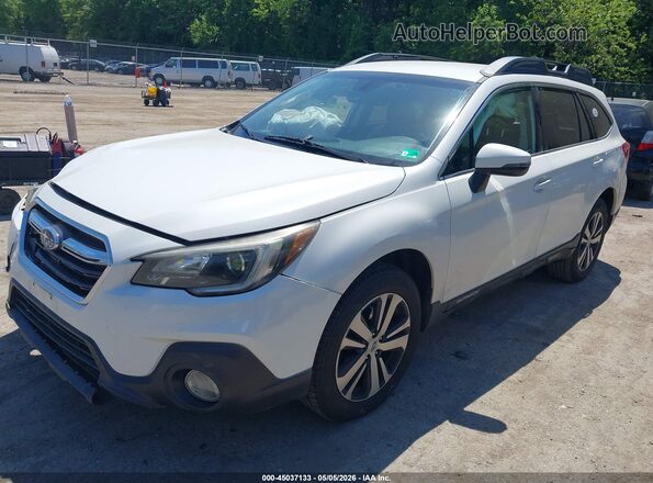 4S4BSAJC1K3285192 2019 SUBARU OUTBACK White წინა მარცხენა ხედი სამი მეოთხედიდან