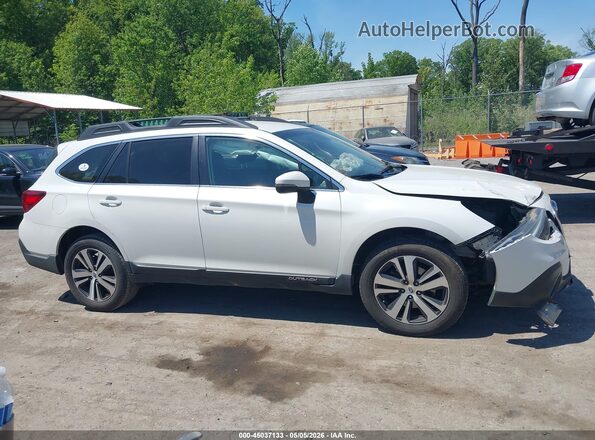 4S4BSAJC1K3285192 2019 SUBARU OUTBACK White უკანა სალონის ხედი