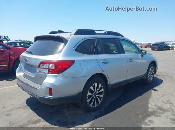 4S4BSAJC2G3306915 2016 SUBARU OUTBACK Silver Задня права чверть