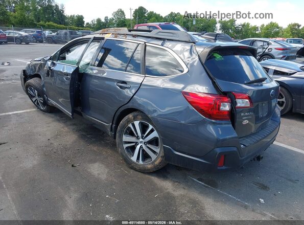 4S4BSAJC2K3272905 2019 SUBARU OUTBACK Gray Trasero izquierdo