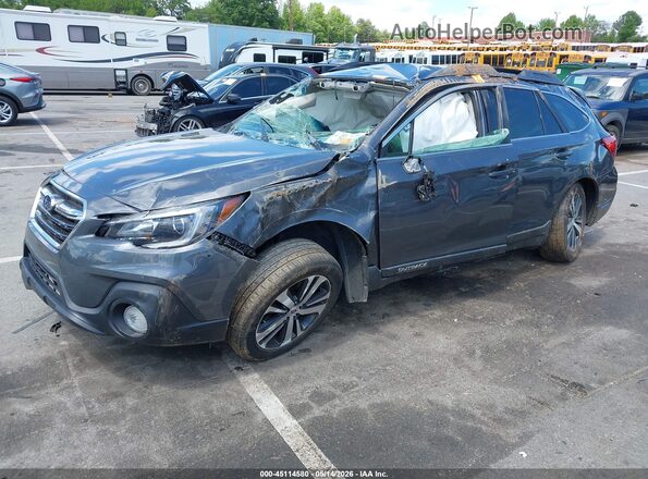4S4BSAJC2K3272905 2019 SUBARU OUTBACK Gray Vista tres cuartos delantera izquierda