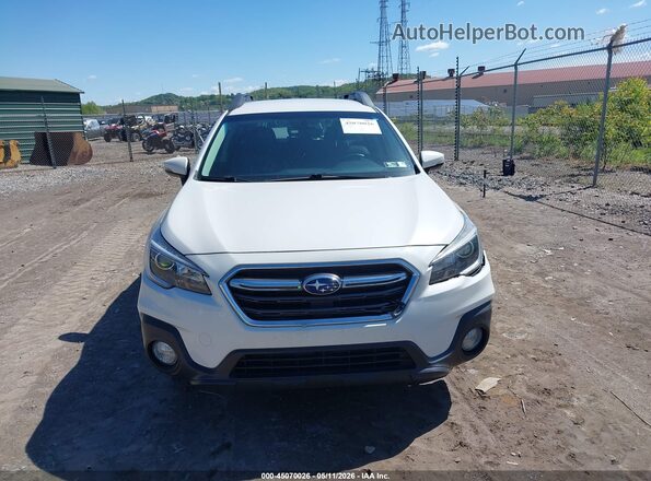 4S4BSAJC3K3326857 2019 SUBARU OUTBACK White Widok zestawu wskaźników