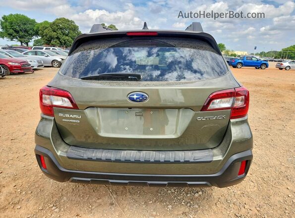 4S4BSAKC1J3359045 2018 SUBARU OUTBACK Green Rear view