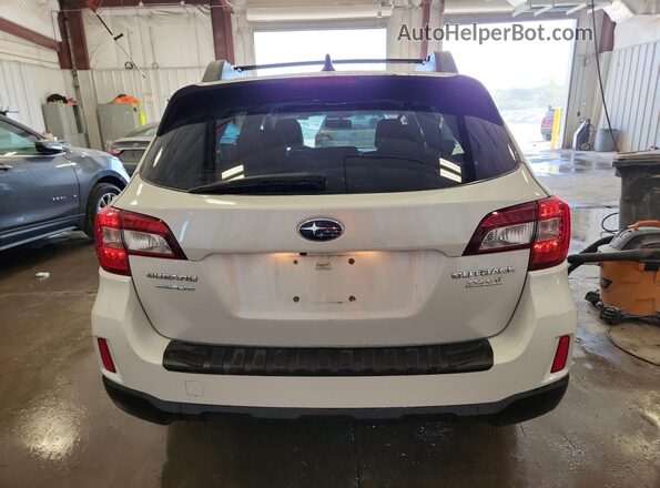 4S4BSAKC4H3216732 2017 SUBARU OUTBACK White უკანა ხედი