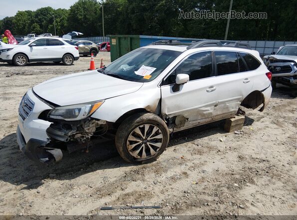 4S4BSAKC7H3268100 2017 SUBARU OUTBACK White წინა მარცხენა ხედი სამი მეოთხედიდან