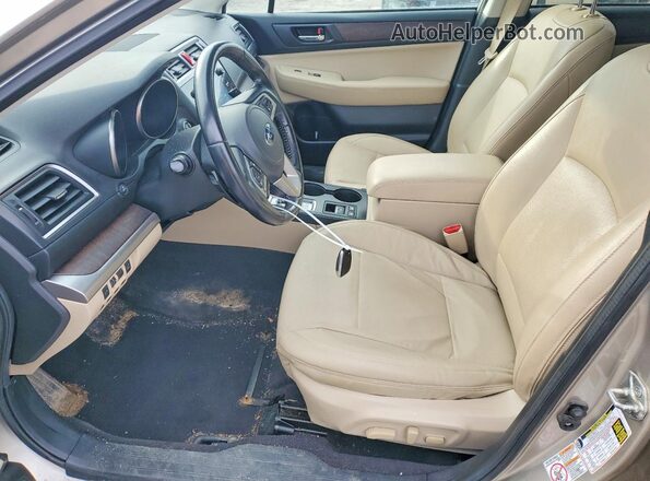 4S4BSALC2G3234949 2016 SUBARU OUTBACK Cream Вид салону спереду