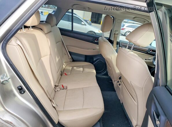 4S4BSALC2G3234949 2016 SUBARU OUTBACK Cream Вид задніх сидінь