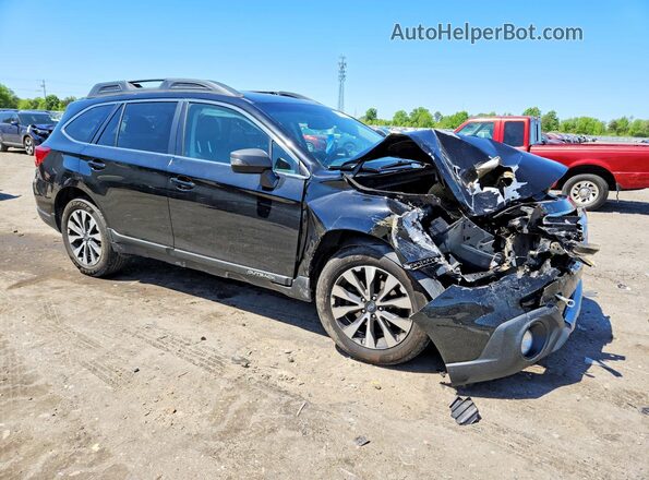 4S4BSALC9G3300445 2016 SUBARU OUTBACK Черный Передняя правая четверть