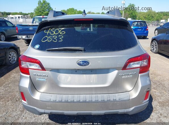 4S4BSANC0G3315753 2016 SUBARU OUTBACK Серебряный 