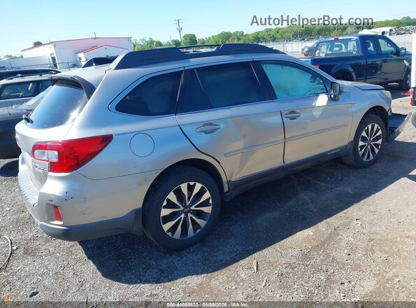 4S4BSANC0G3315753 2016 SUBARU OUTBACK Серебряный 