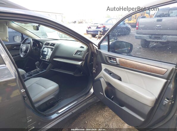 4S4BSANC0J3230337 2018 SUBARU OUTBACK Серый Вид салона спереди