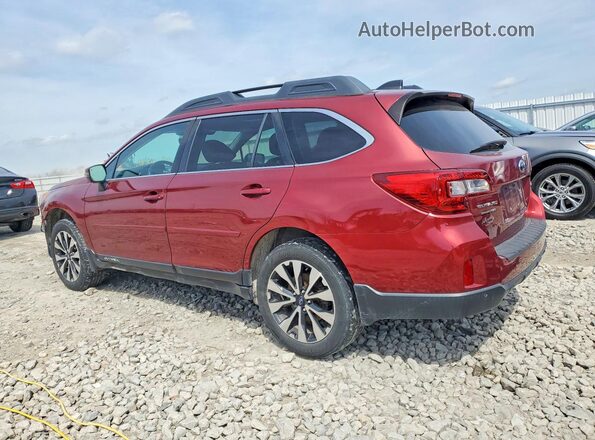 4S4BSANC1H3331798 2017 SUBARU OUTBACK Red 