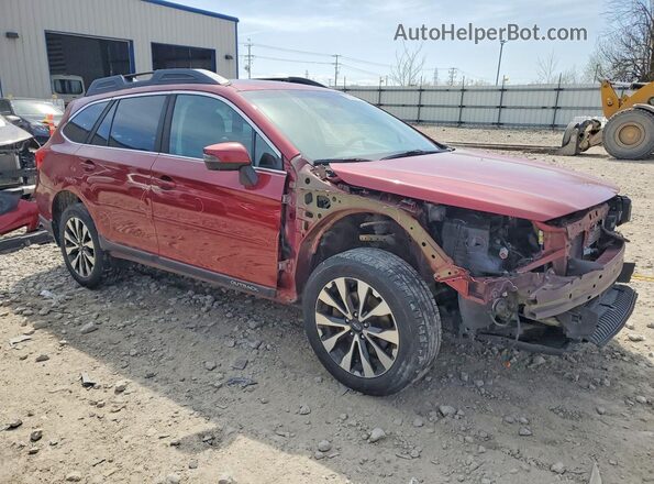 4S4BSANC1H3331798 2017 SUBARU OUTBACK Red 