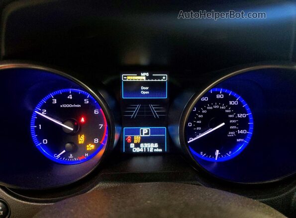 4S4BSANC1K3208560 2019 SUBARU OUTBACK Black ხელსაწყოთა პანელის ხედი