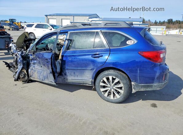 4S4BSANC2G3315804 2016 SUBARU OUTBACK Blue Trasero izquierdo