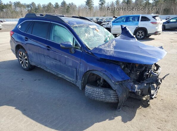 4S4BSANC2G3315804 2016 SUBARU OUTBACK Blue Delantero derecho