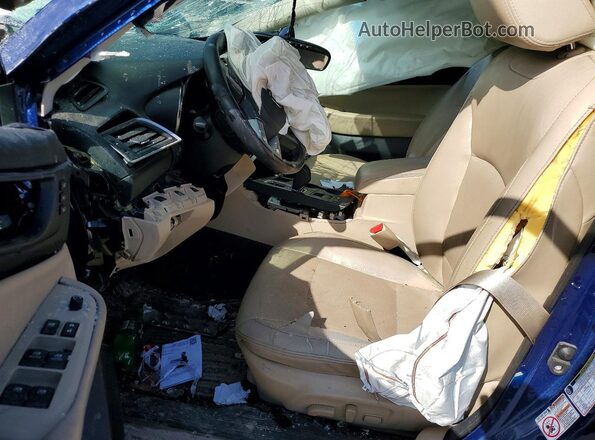 4S4BSANC2G3315804 2016 SUBARU OUTBACK Blue Vista interior delantera