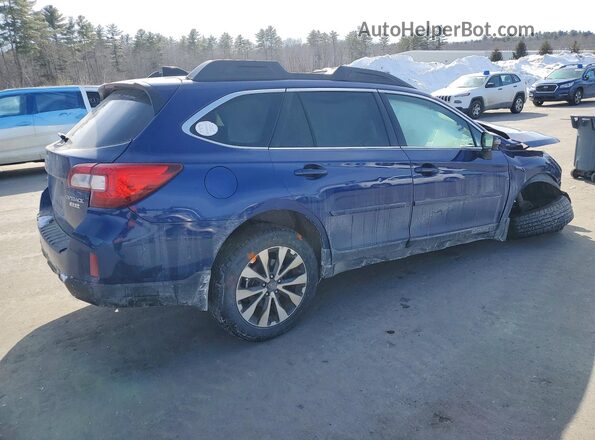 4S4BSANC2G3315804 2016 SUBARU OUTBACK Blue Trasero derecho