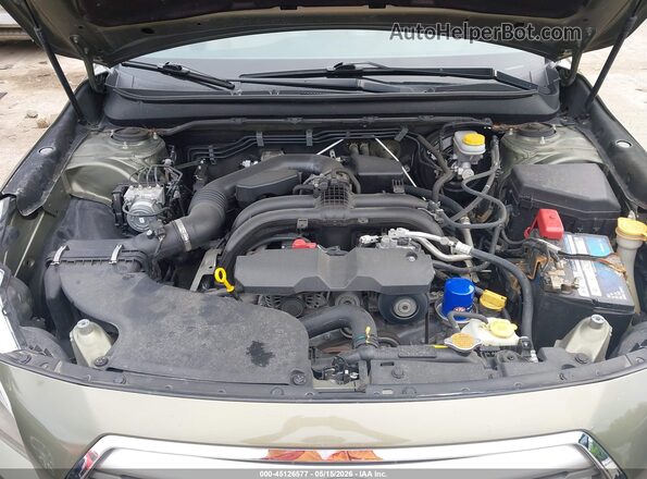 4S4BSANC2G3334076 2016 SUBARU OUTBACK Green Rear view