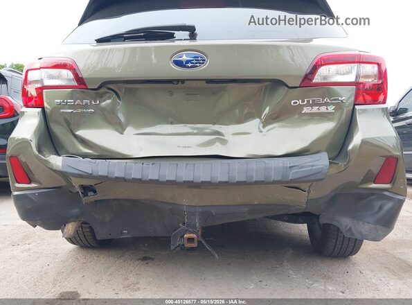 4S4BSANC2G3334076 2016 SUBARU OUTBACK Green Front view
