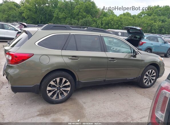 4S4BSANC2G3334076 2016 SUBARU OUTBACK Green Rear interior view
