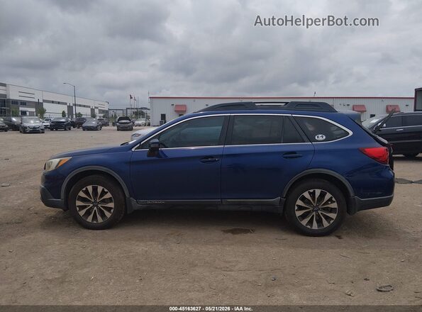 4S4BSANC2H3259798 2017 SUBARU OUTBACK Синий Панорамный вид салона 360°
