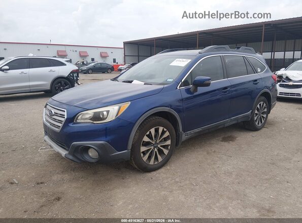 4S4BSANC2H3259798 2017 SUBARU OUTBACK Синий Передняя левая четверть