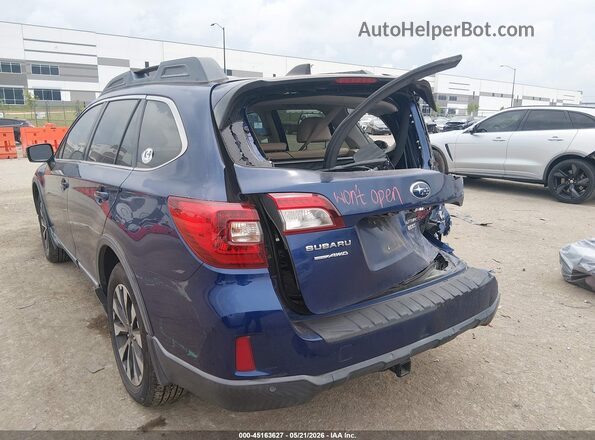 4S4BSANC2H3259798 2017 SUBARU OUTBACK Синий Вид спереди