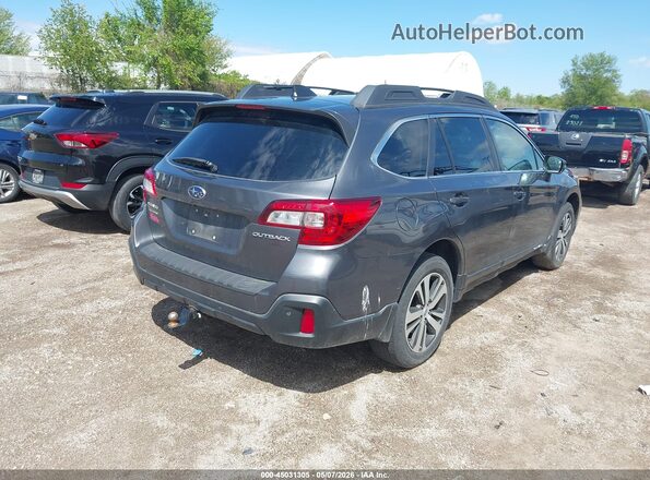 4S4BSANC2K3219034 2019 SUBARU OUTBACK Gray Задня права чверть