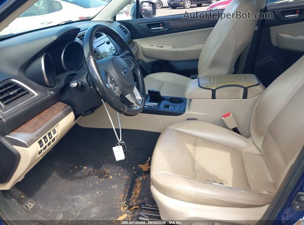 4S4BSANC4G3269022 2016 SUBARU OUTBACK Blue Widok wnętrza z przodu
