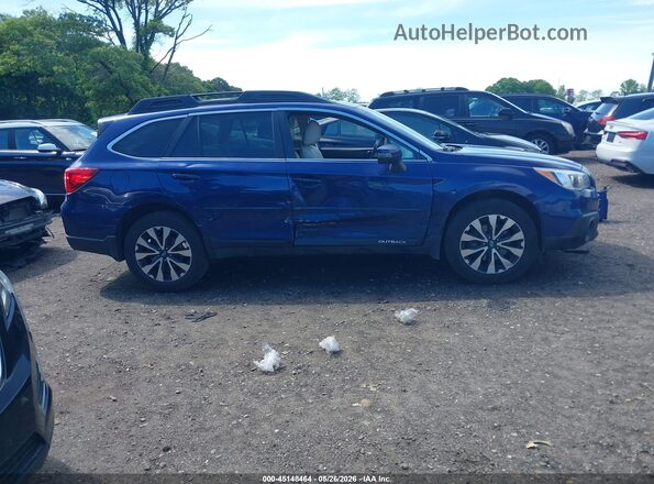 4S4BSANC4G3269022 2016 SUBARU OUTBACK Blue Widok wnętrza z tyłu